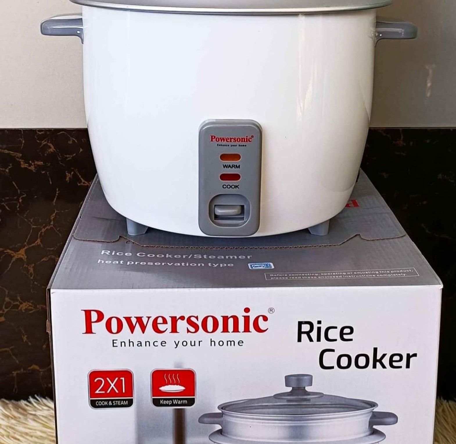 Rice cooker electric 2 in 1 image