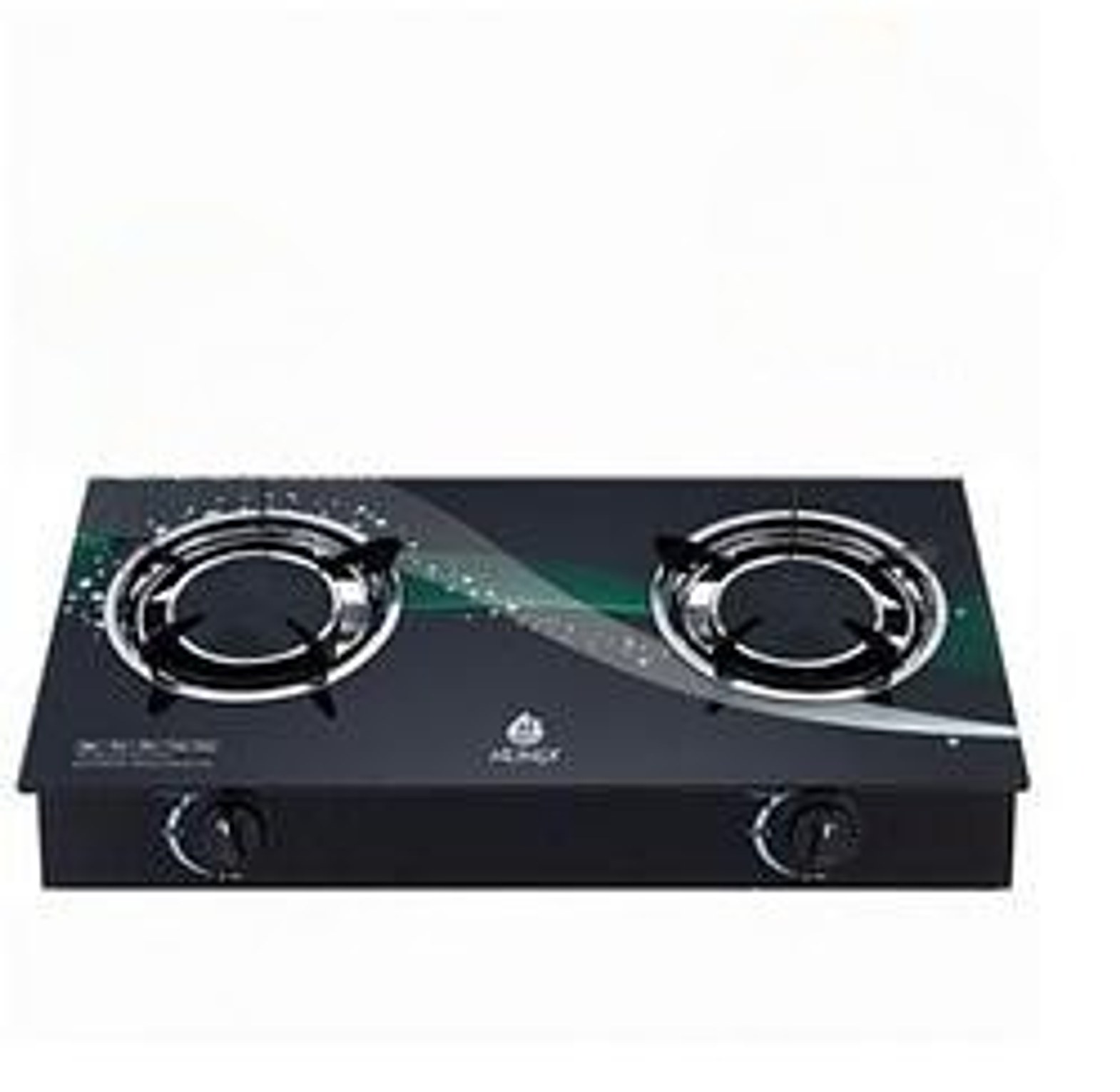 Nunix Auto Ignition Glass Top Infrared Gas Stove Double Burner-2 Burner BEST QUALITY HIGHLY RECOMMENDED image