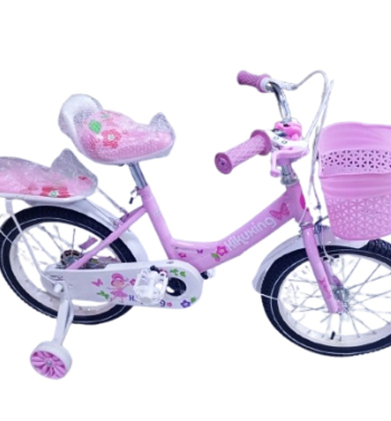 Size 20 Kids' Pink Princess Bicycle For 7 to 11-year-old age range.  image