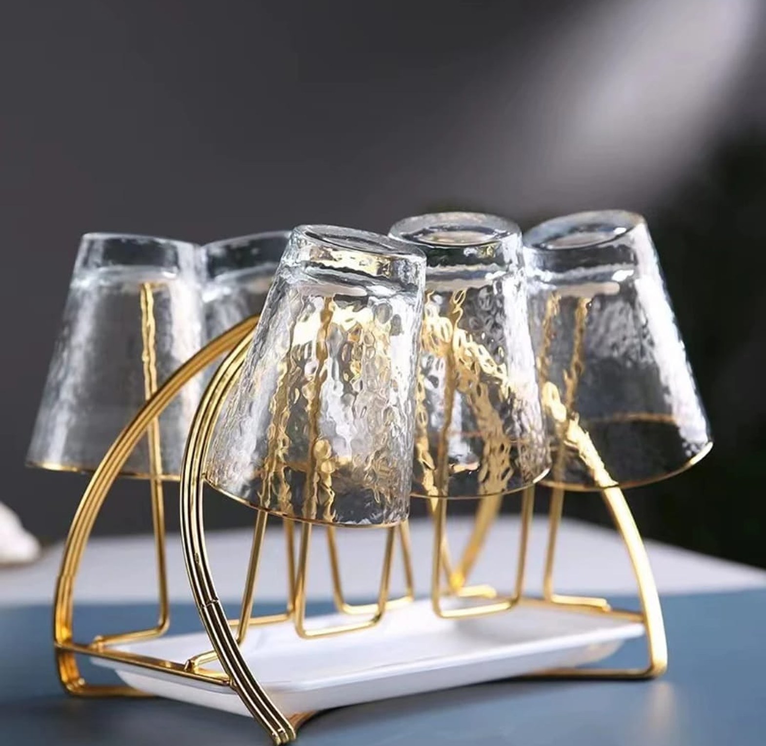 New Glass Water Cup Rack image