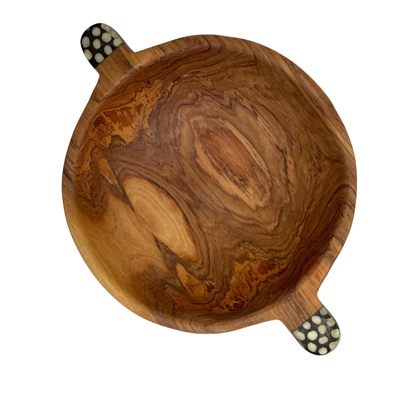 Rustic Olive Bowl (Wood & Bone) image
