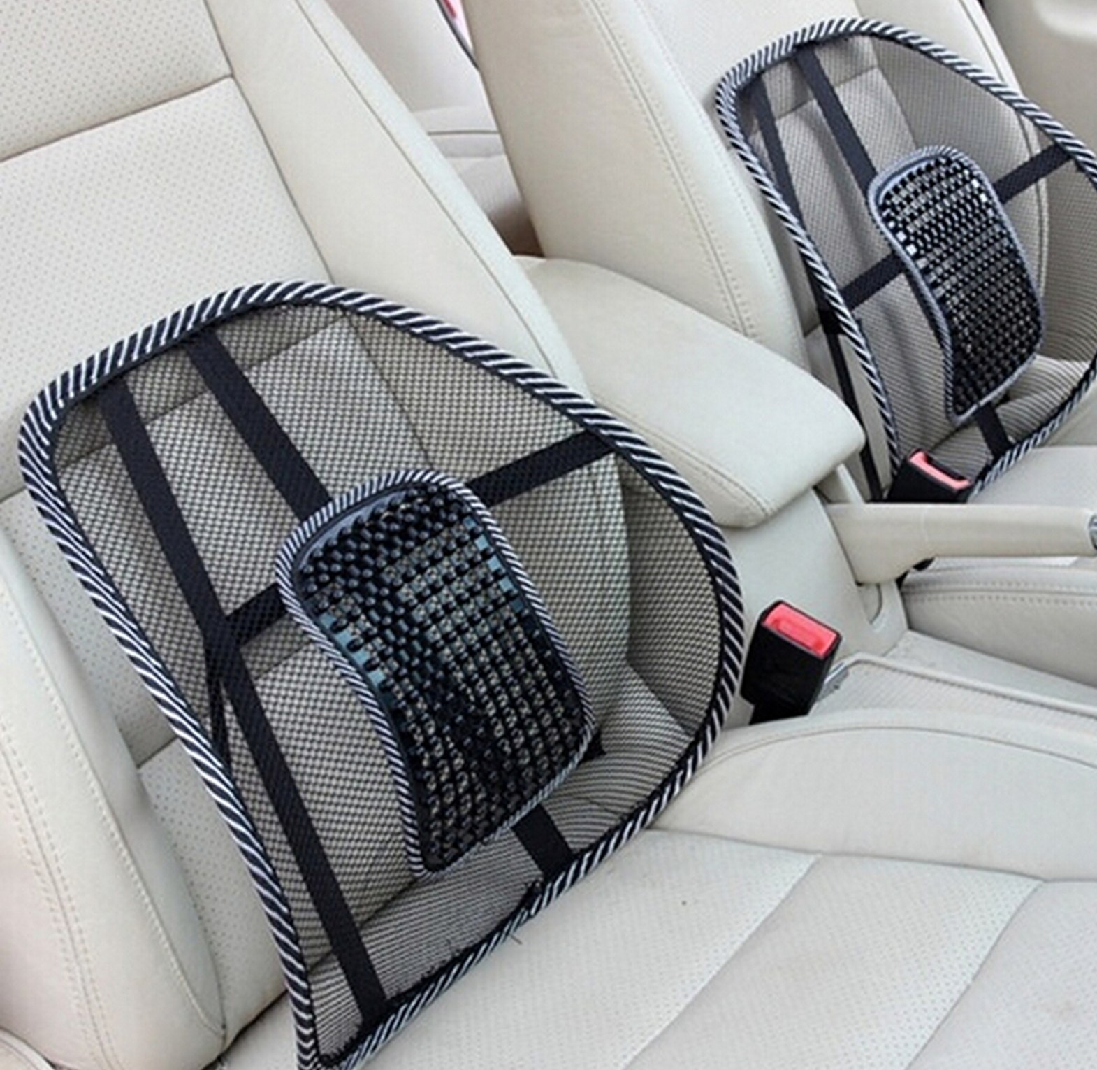 Car Seat or Office Chair Back Support Pillow Mesh image