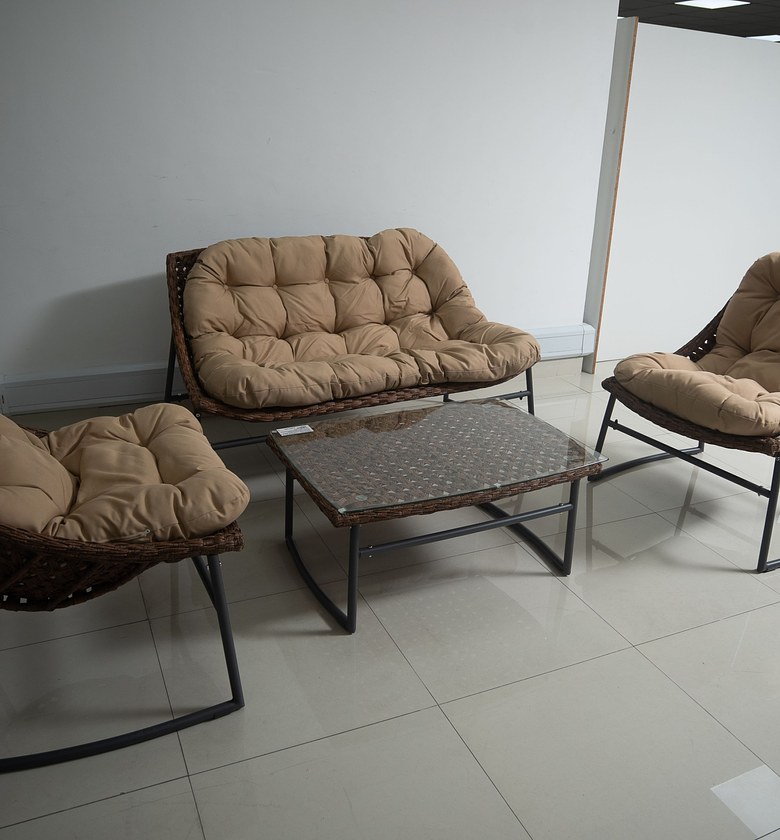 GARDEN SET 1 DOUBLE SEAT  image