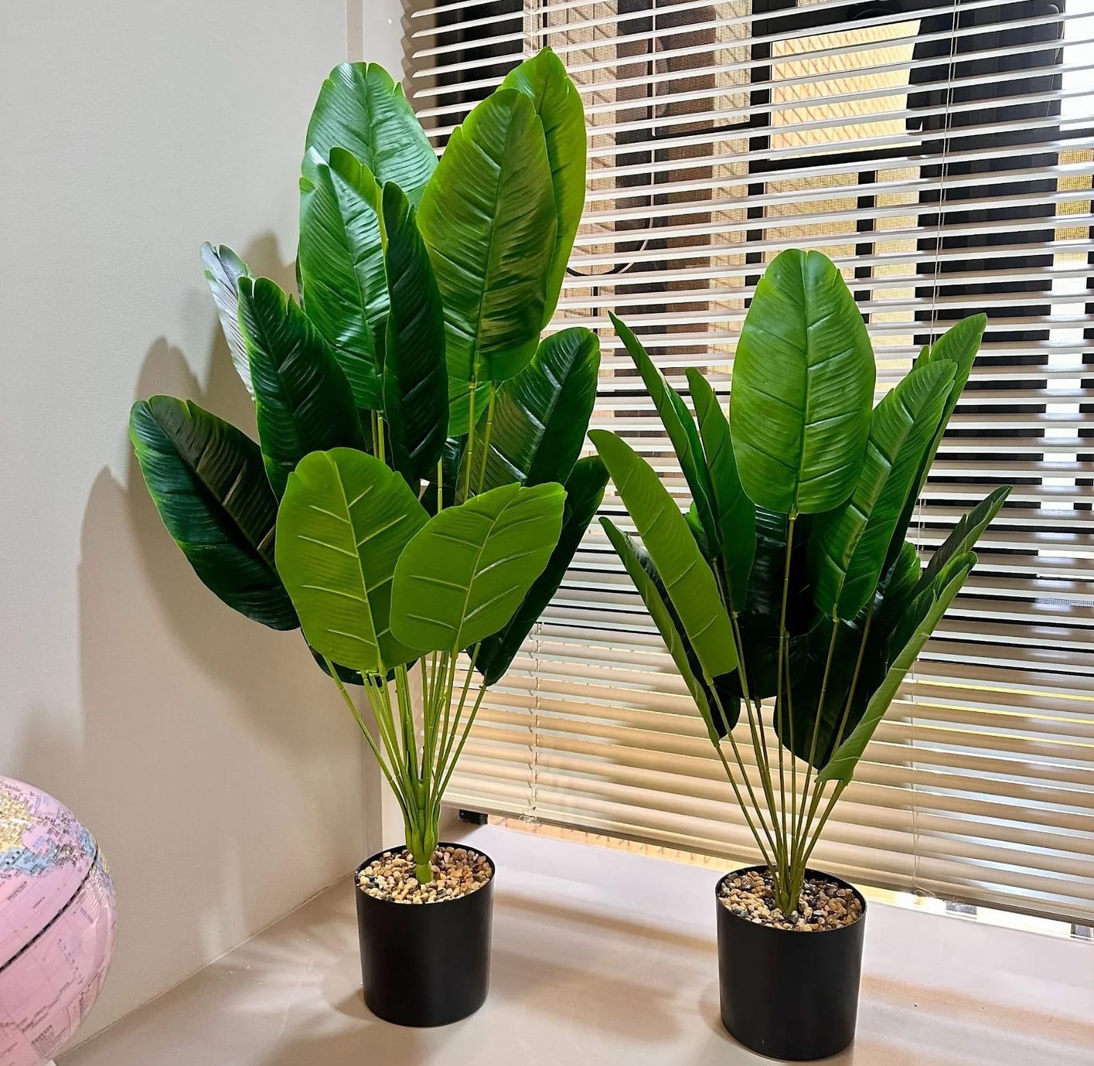 Artificial Tropical Palm & Banana Leaf Plants image