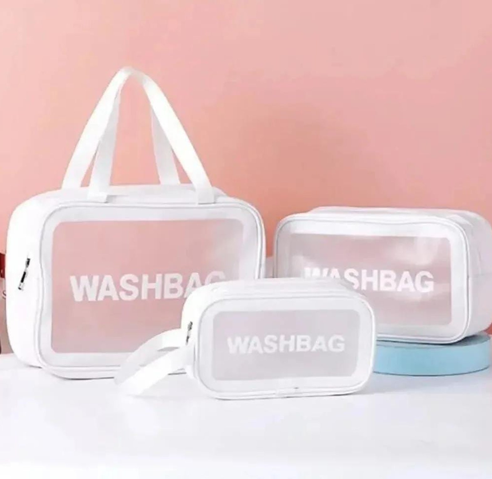 3 Pcs Travel Cosmetic & Toiletries Bag image