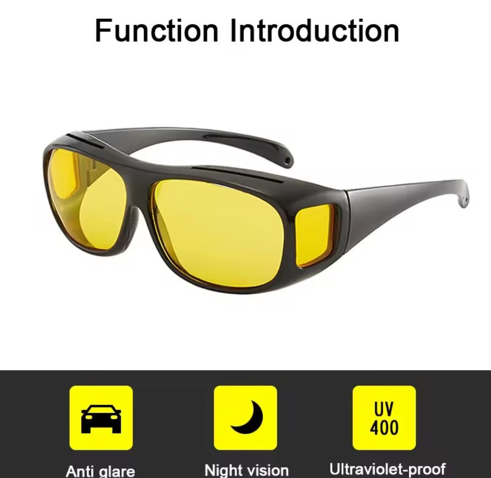 Day And Night Car Vision Drivers Goggles Or Glasses image