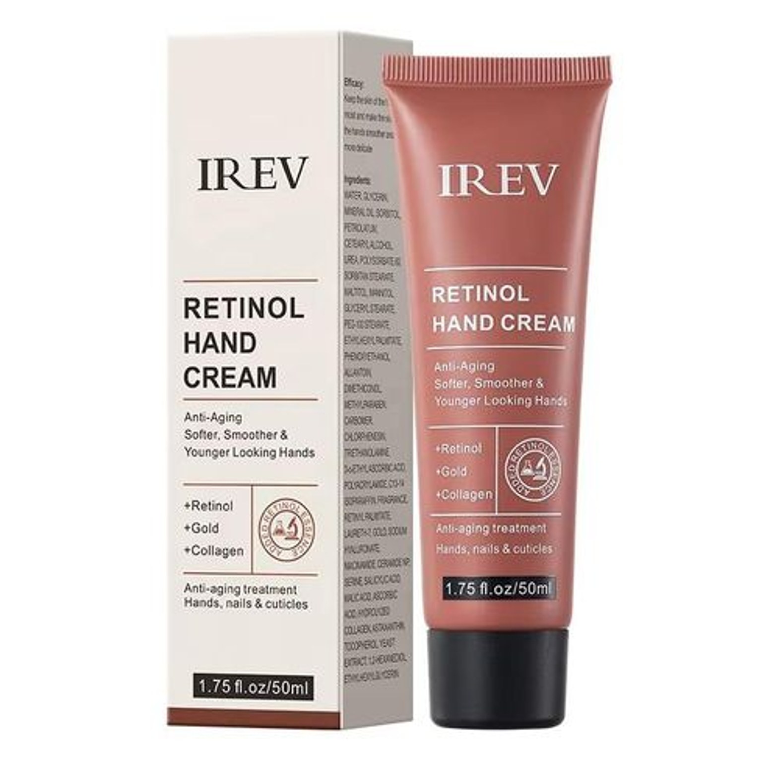 IREV Retinol Hand Cream – Retinol, Gold & Collagen image