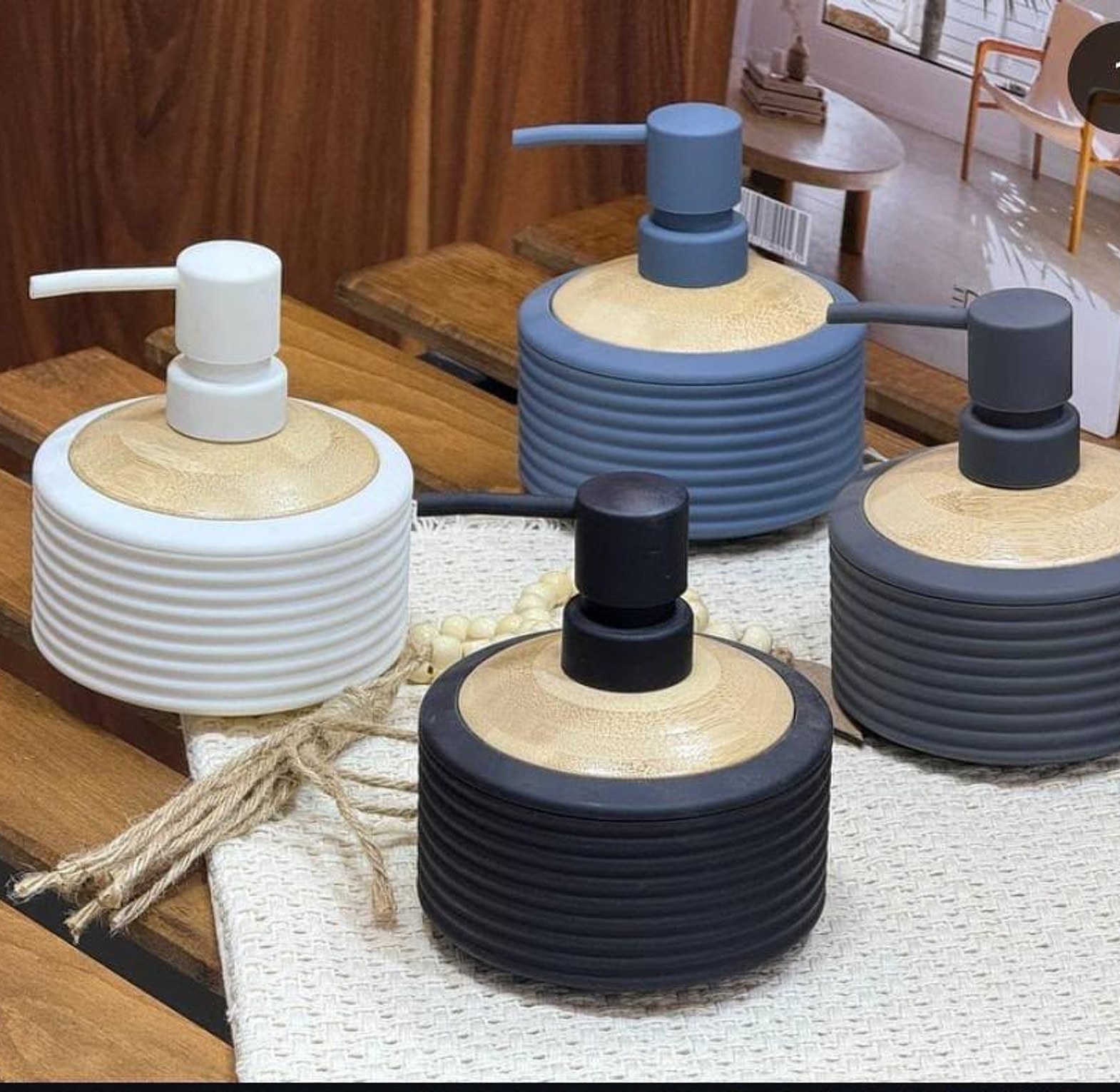 Bamboo Luxury 390ml Lotion Pump Bottle image