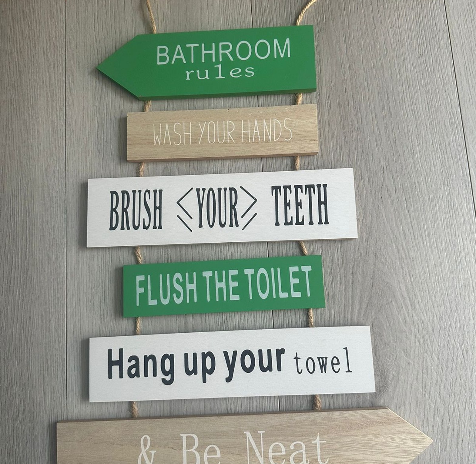 Hanging Board – Wooden House Rules image