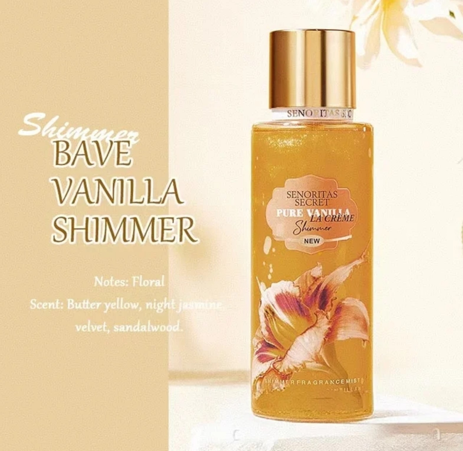 Vanilla Shimmer Body Mist  image