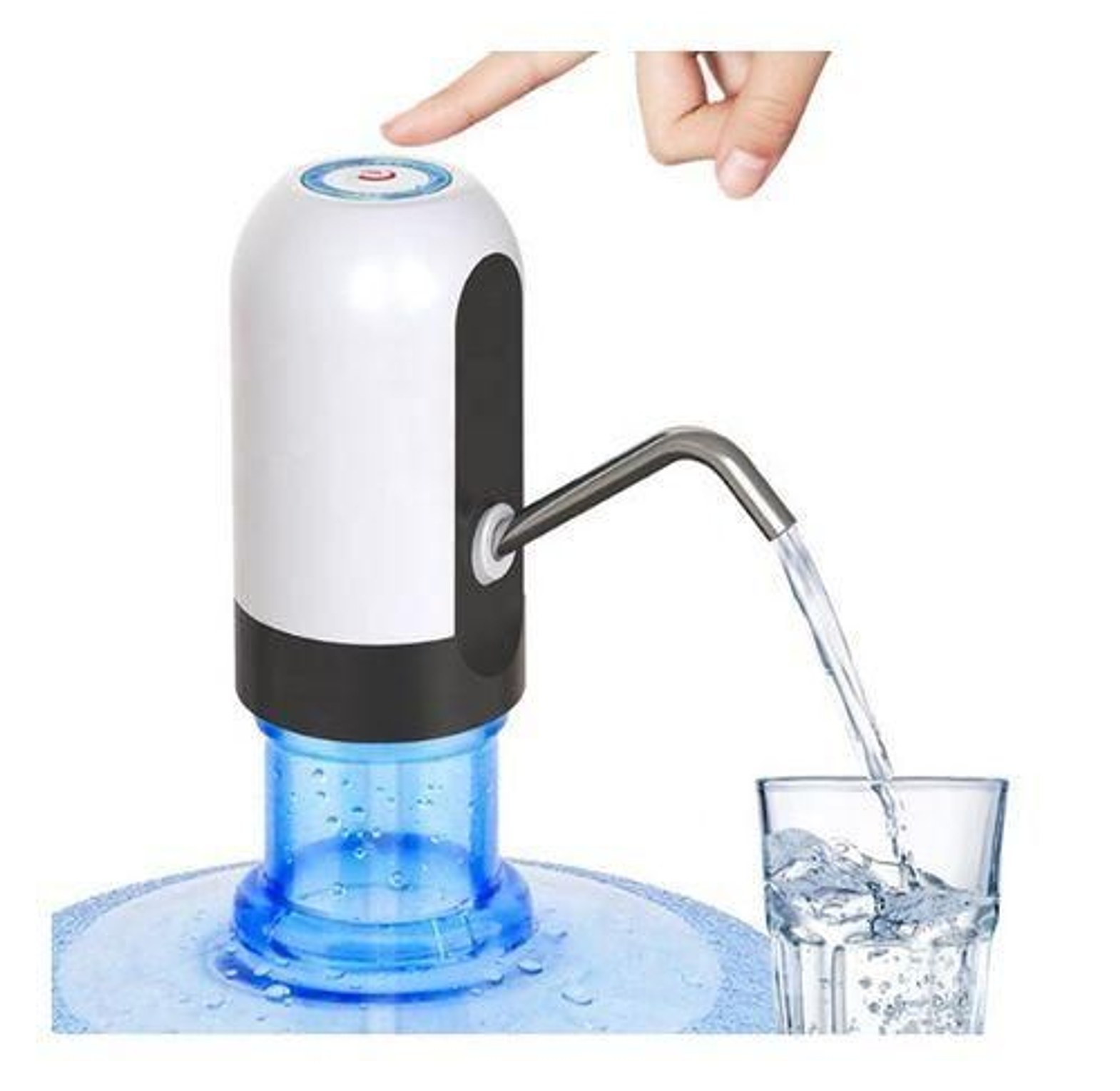 Electric Drinking Water Bottle Pump With USB Charging, Portable Water Jug Pump image