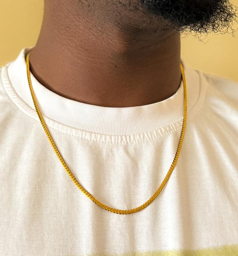 23 inch wheat chain gold image