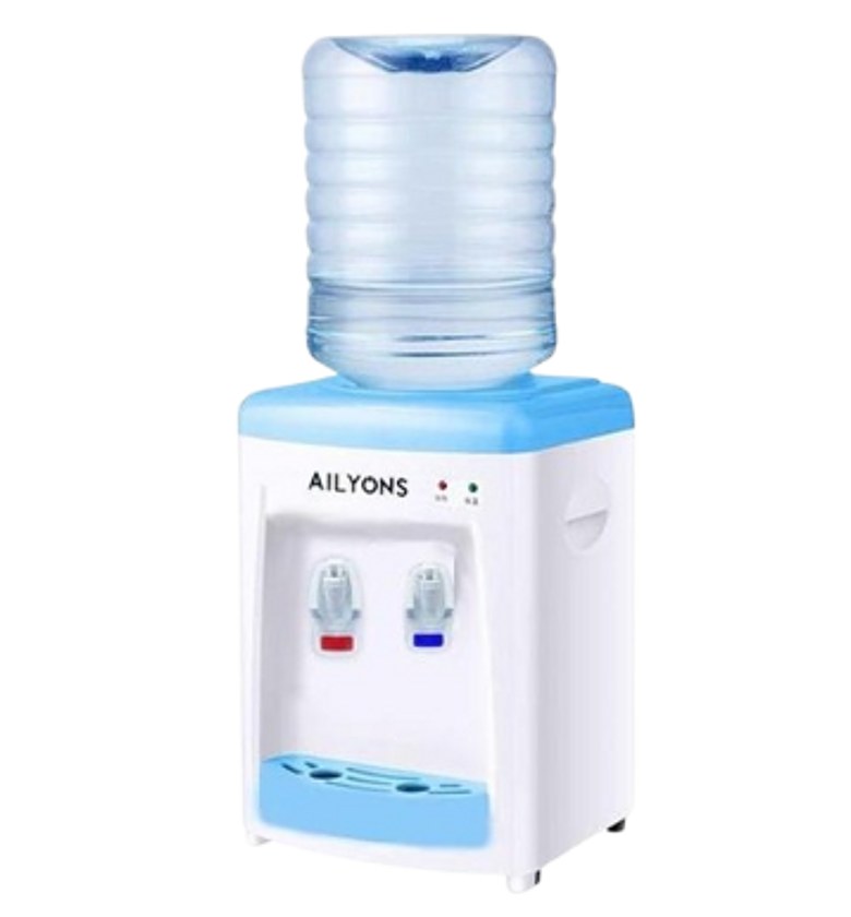 AILYONS Original Table Top Water Dispenser AFK-103 - Hot & Normal, Compact Design, Countertop Dispenser, Perfect For Home, Office, Dorm, Easy To Use image