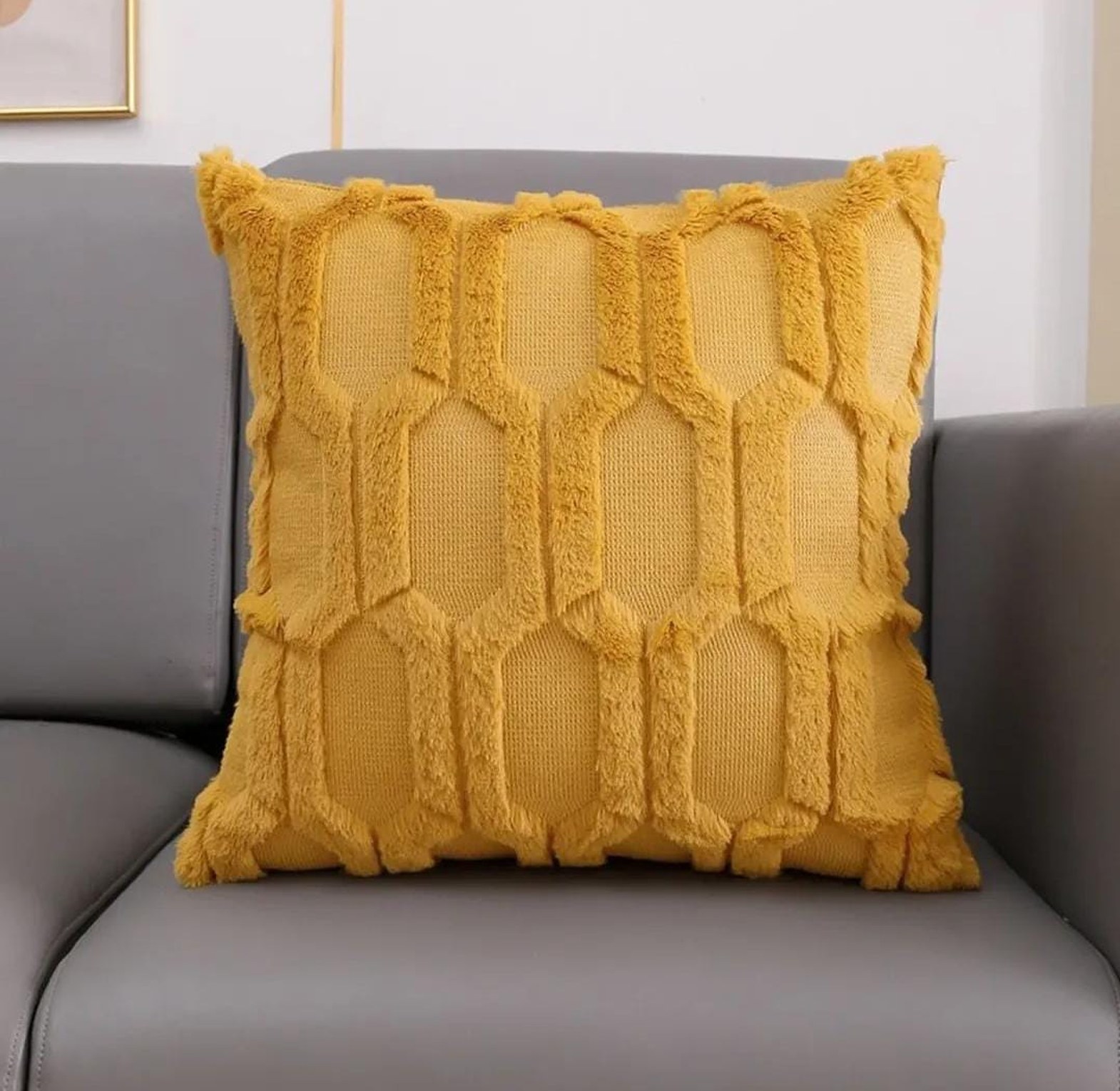 Fluffy cushion cover image