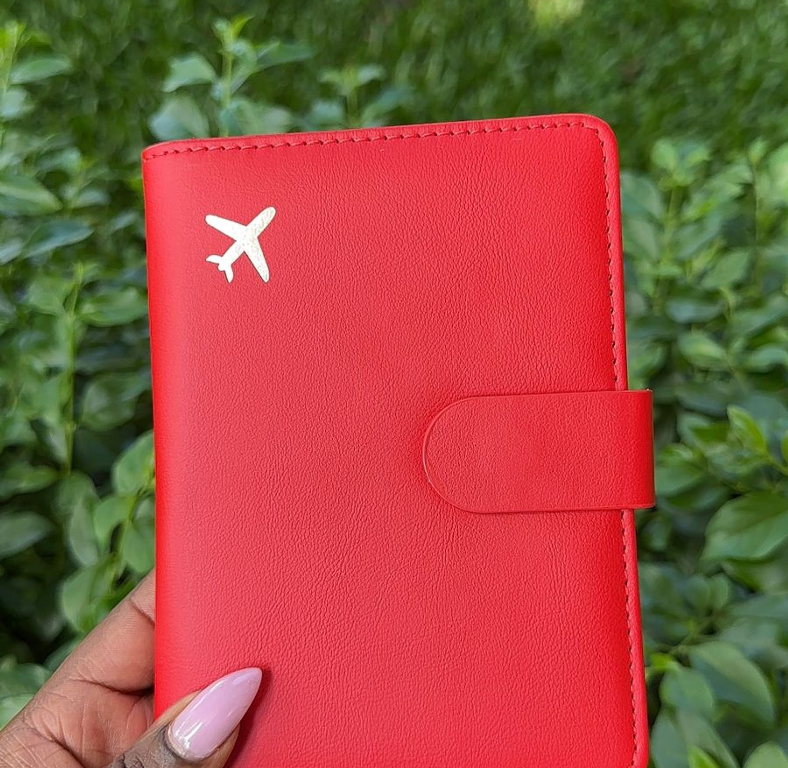 Passport Holder Travel Organizer Wallet and Card Holder image