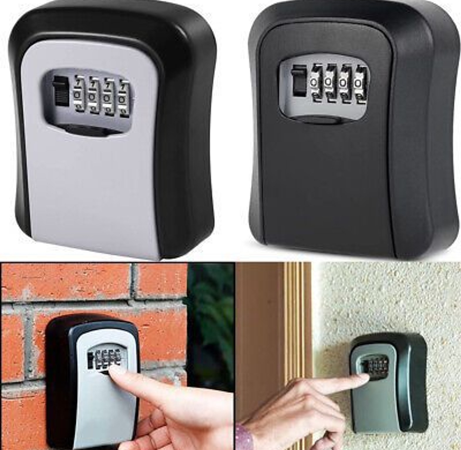 Wall-mounted Key Safe Lock Box image