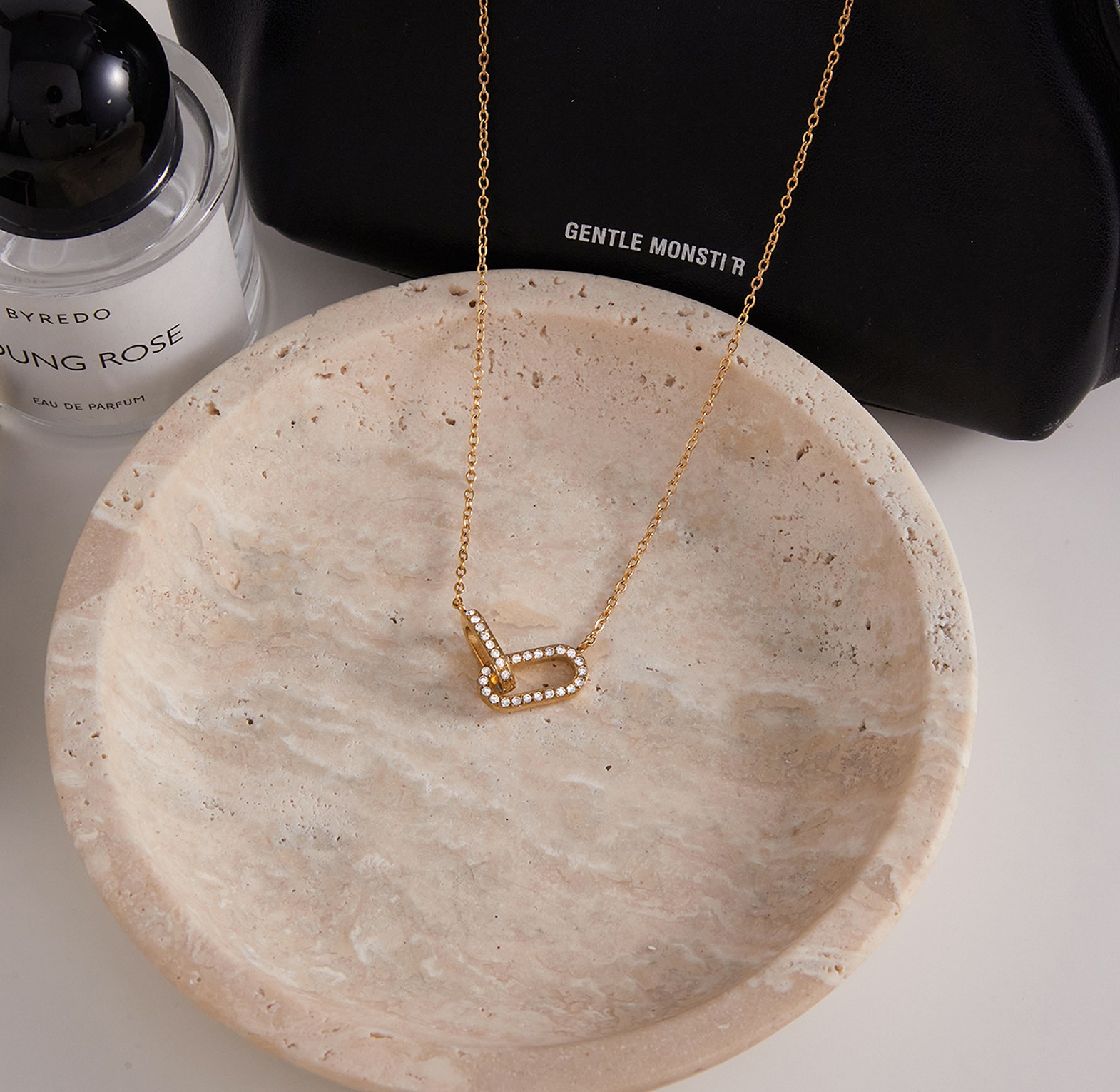  Interlocking Link Necklace image