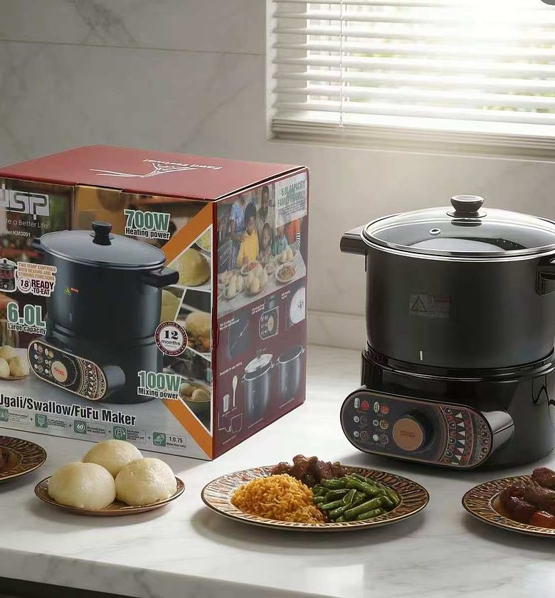 DSP Ugali Cooker – 6.0L Automatic Stirring Non-Stick Cooking Machine image