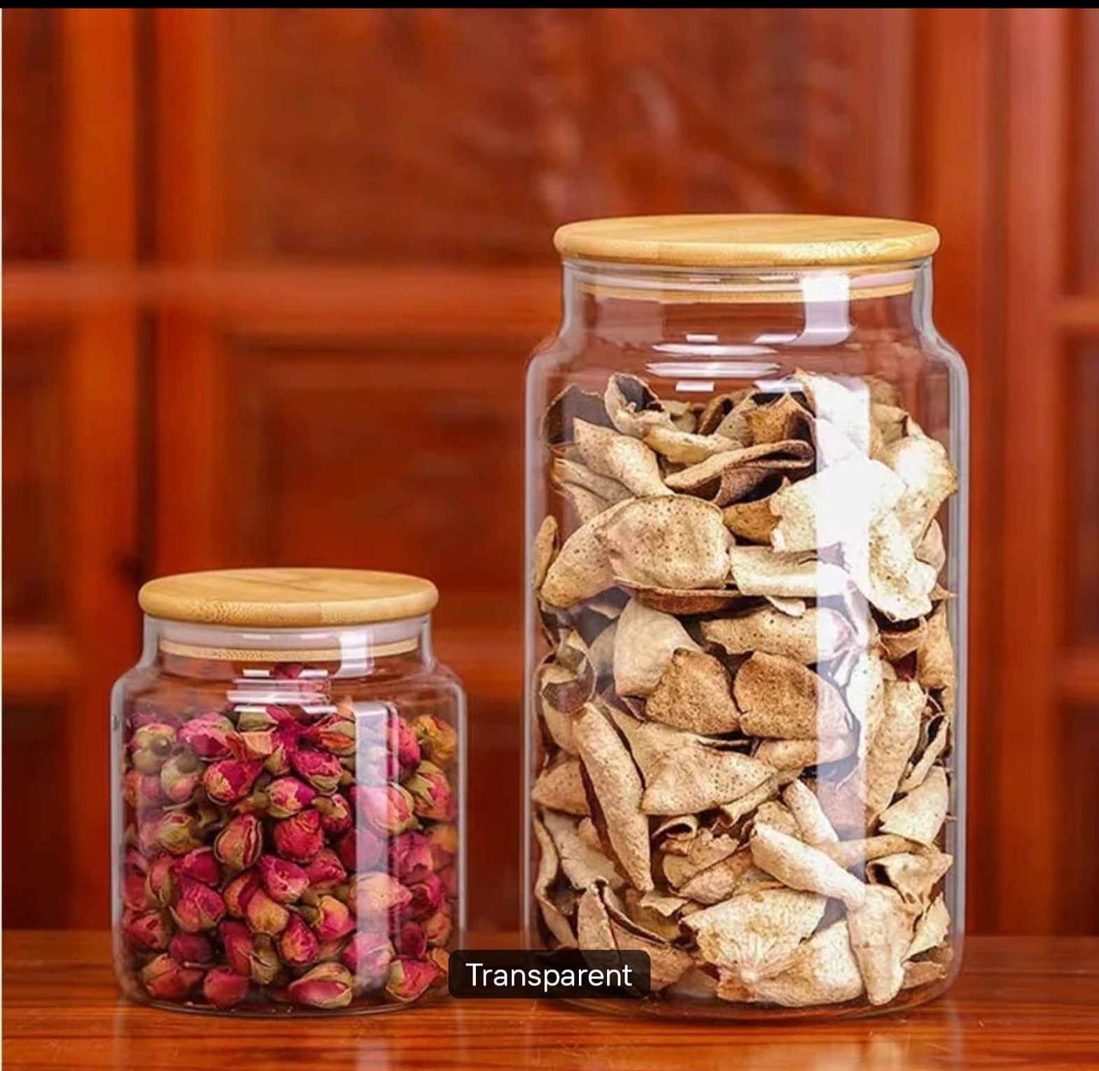 Durable Clear Acrylic Storage Jar Set image