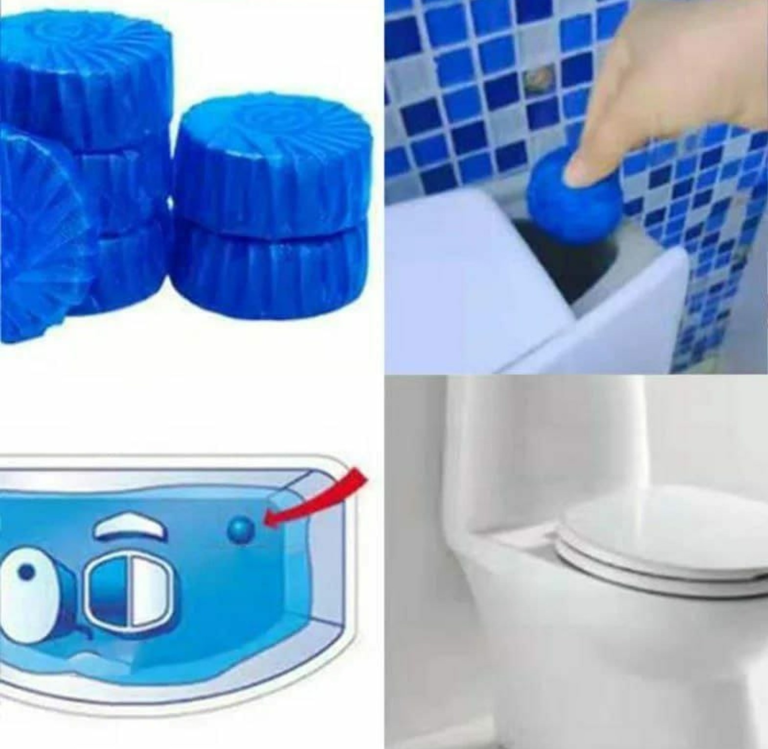 Blue Bubble Automatic Toilet Cleaner Tablets (10-Pack) – Hard Water Stain Remover & Deodorizer image
