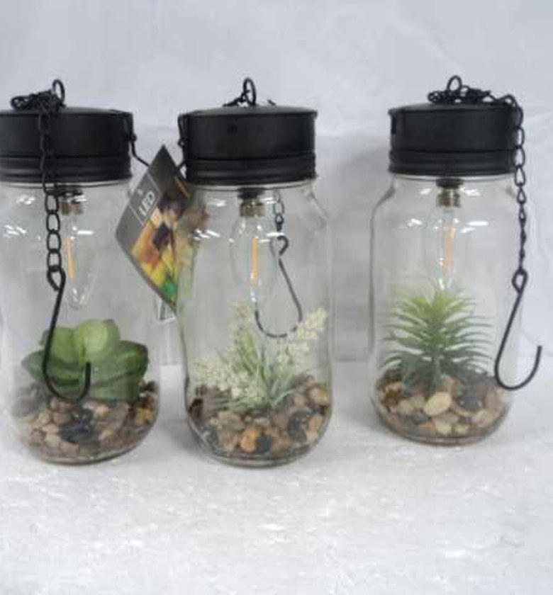 HANG LAMP WITH PLANT 4ASS image
