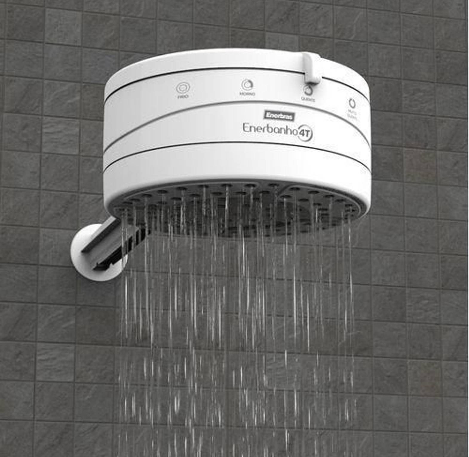 Enerbras 4T Instant Hot Shower Head Water Heater Salty & Normal image