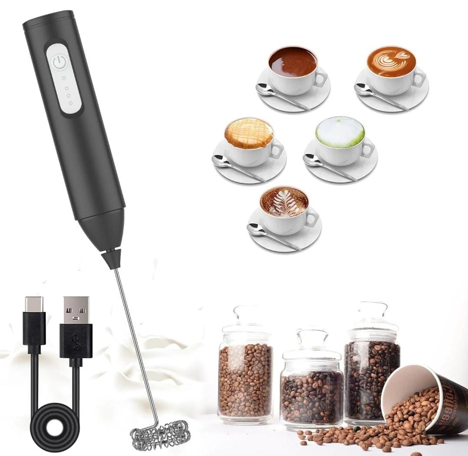 MINI Milk Frother – USB Rechargeable image