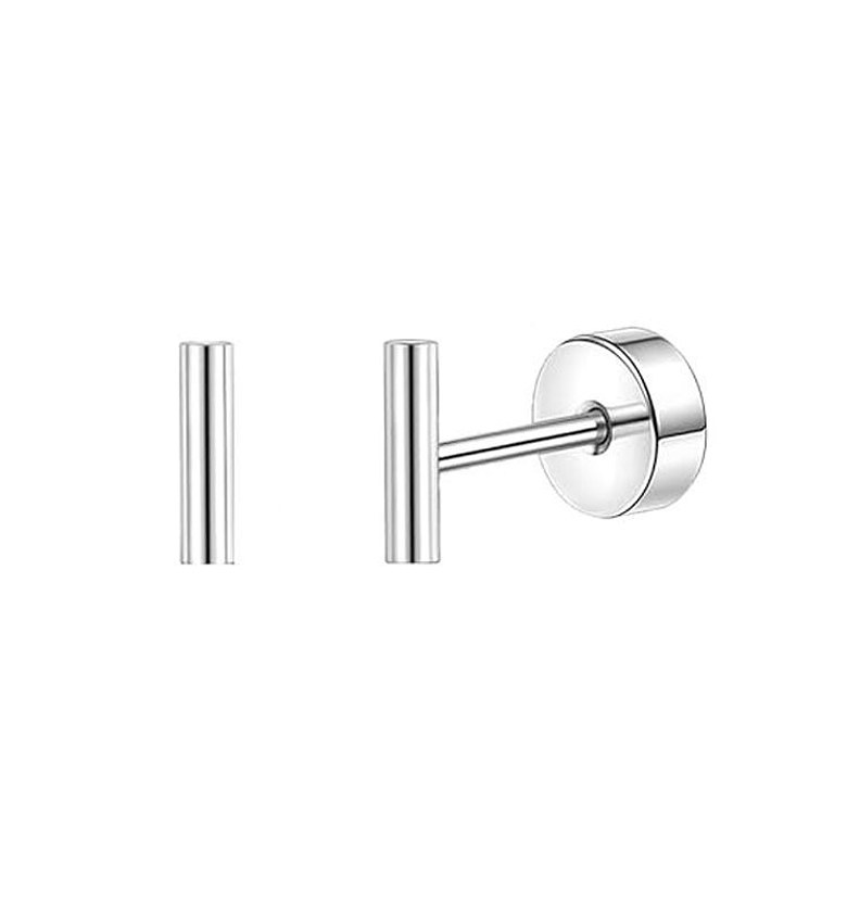 Silver bar studs image