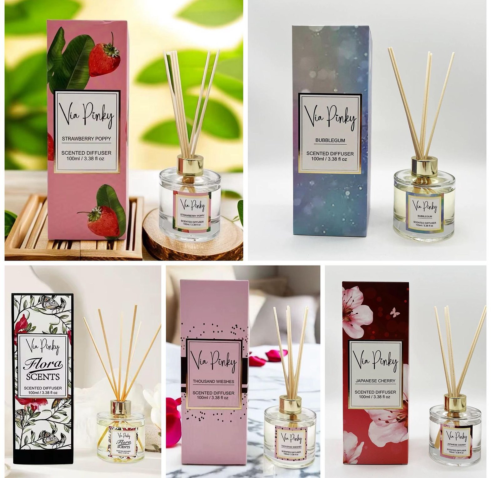 High-Quality Scented Aromatherapy Reed Diffuser image
