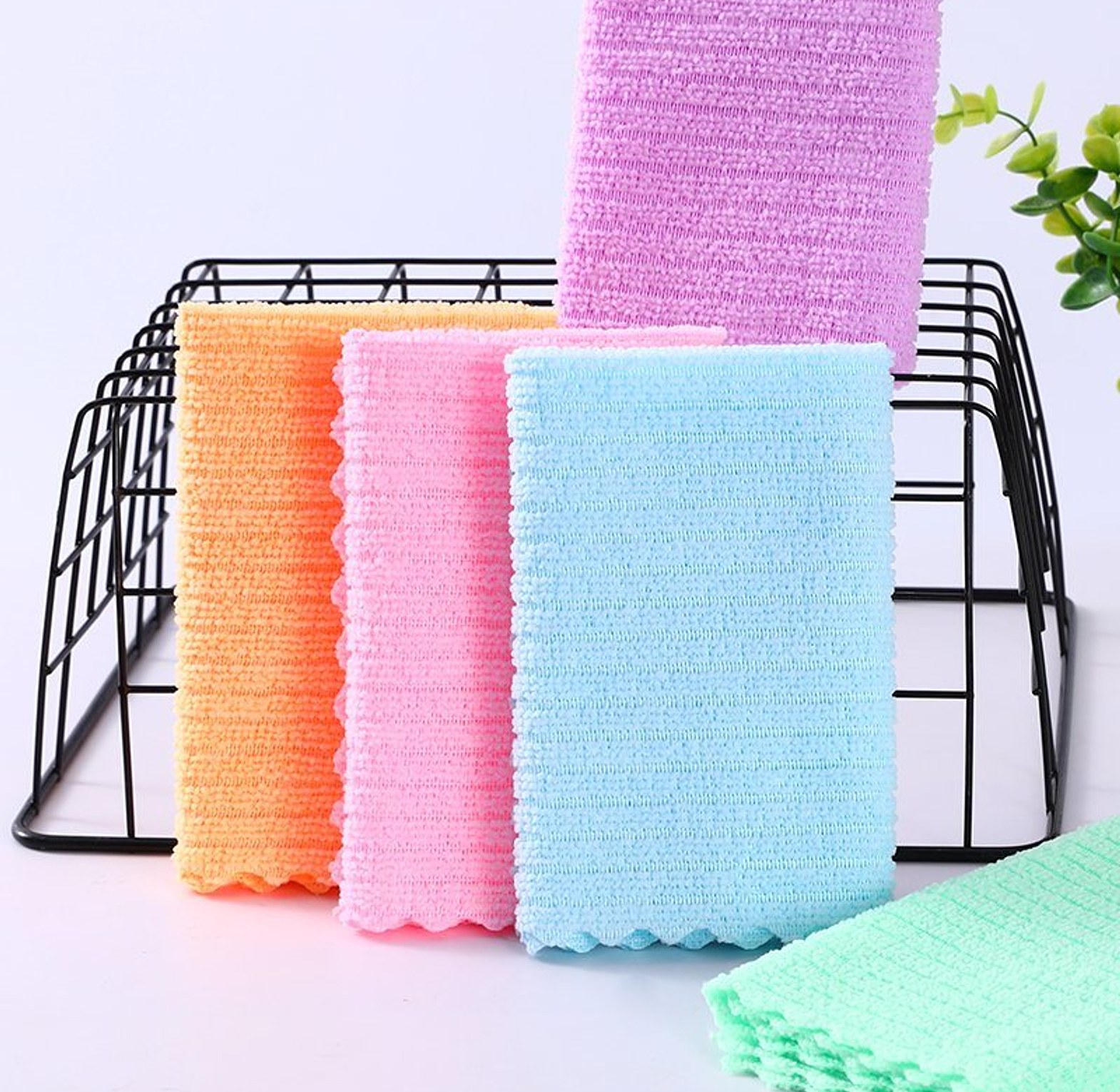 5pcs Microfiber Cleaning Cloths 30x30cm Multicolor Kenya image