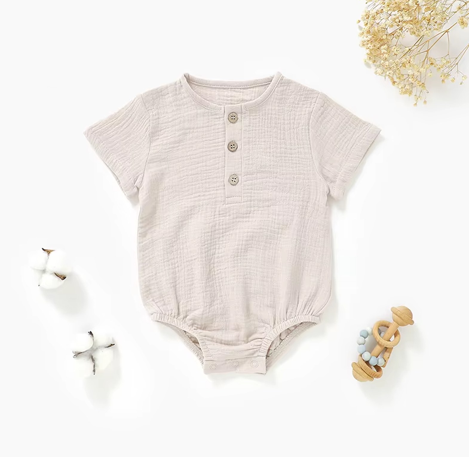 Muslin Bubble Romper image