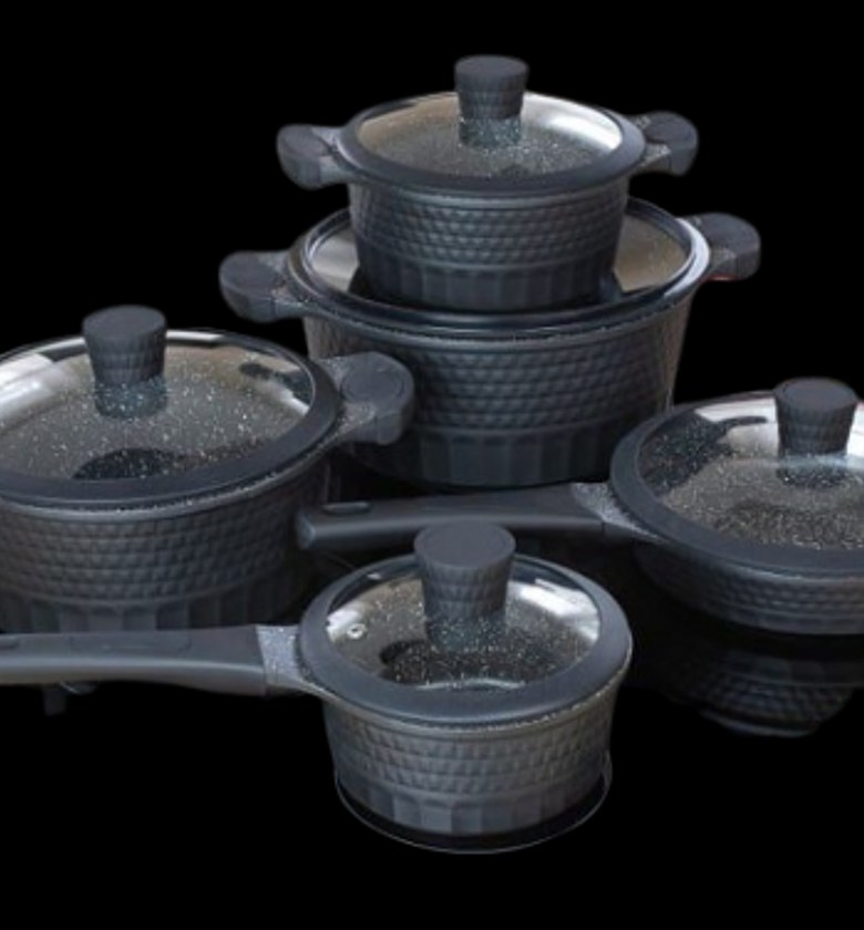Edenberg EB-9186,  10-piece professional-grade cookware set. image