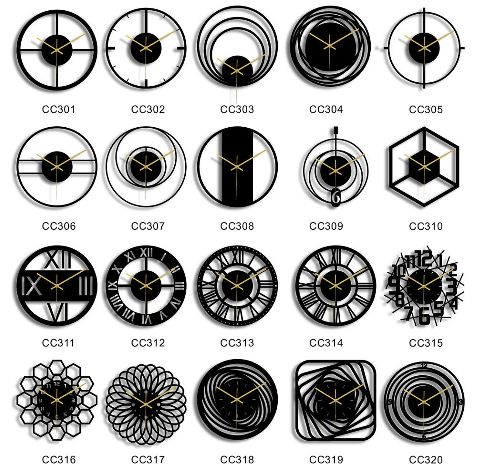 Fashion wall decor Wall Clock 3D  image