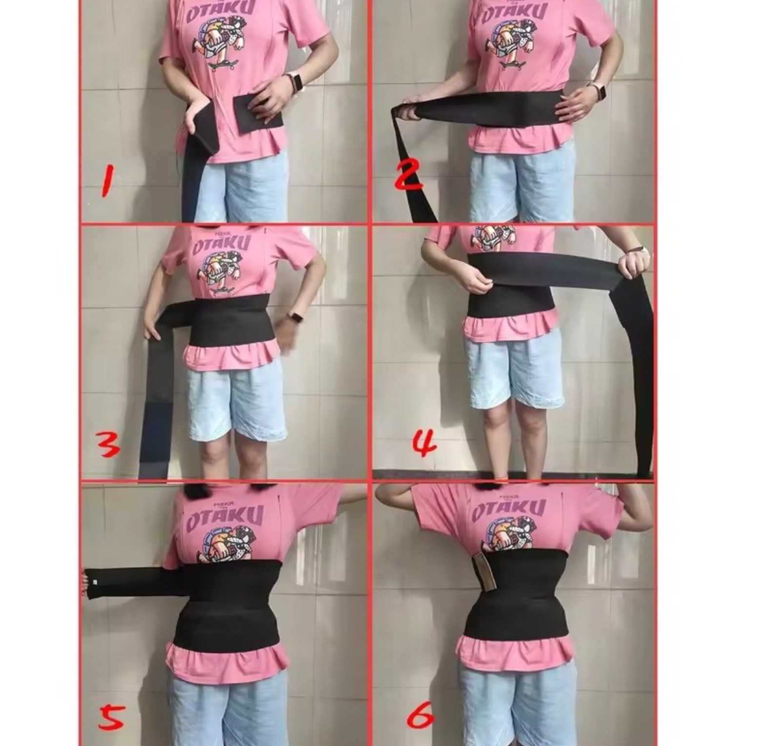 5m Tummy Belt, Snatch Me, Waist Trimmer Wrap, Shapewear image