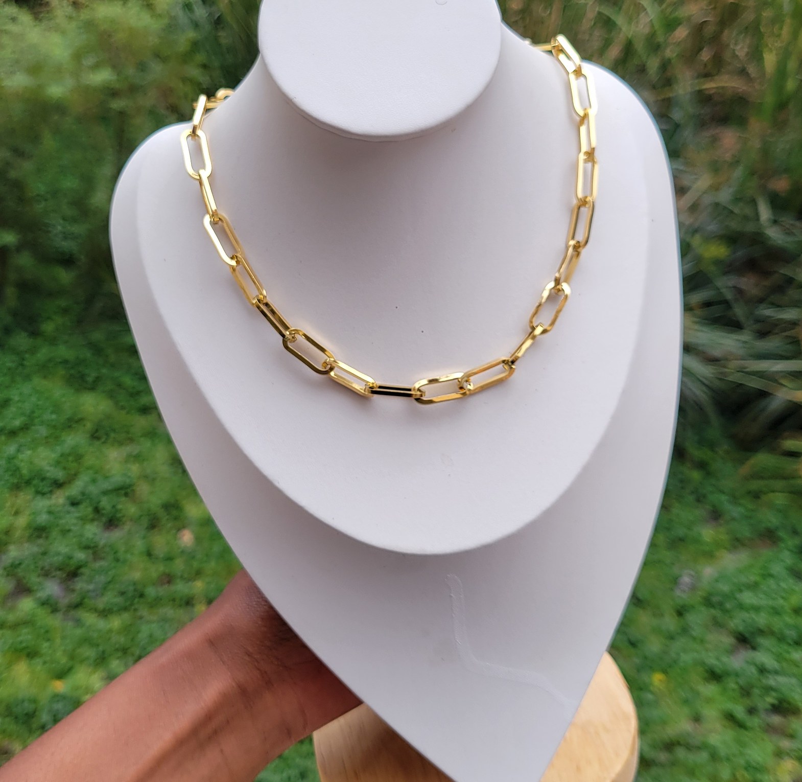 Paperclip chunky  necklace  image
