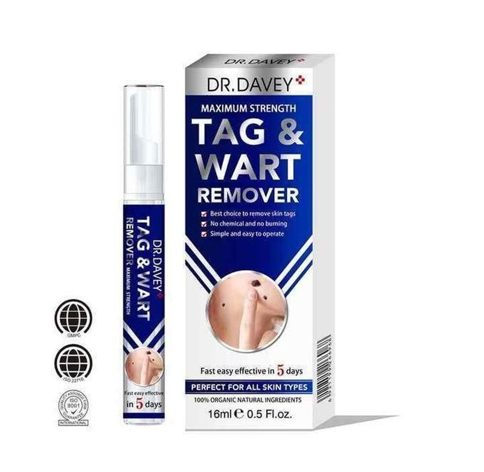 Tag and wart remover gel  image