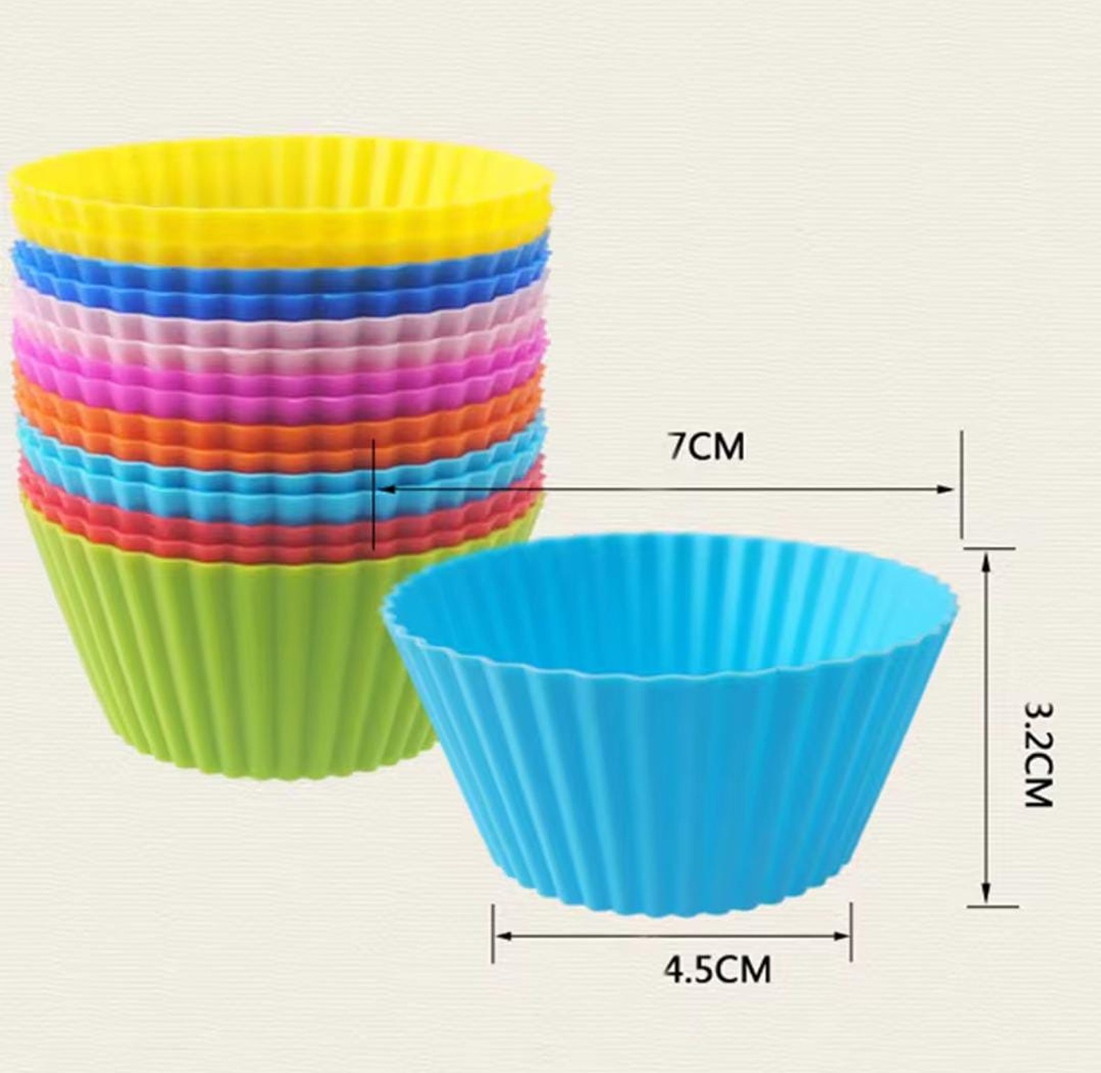 12 Piece Cupcake Mold or Mould image
