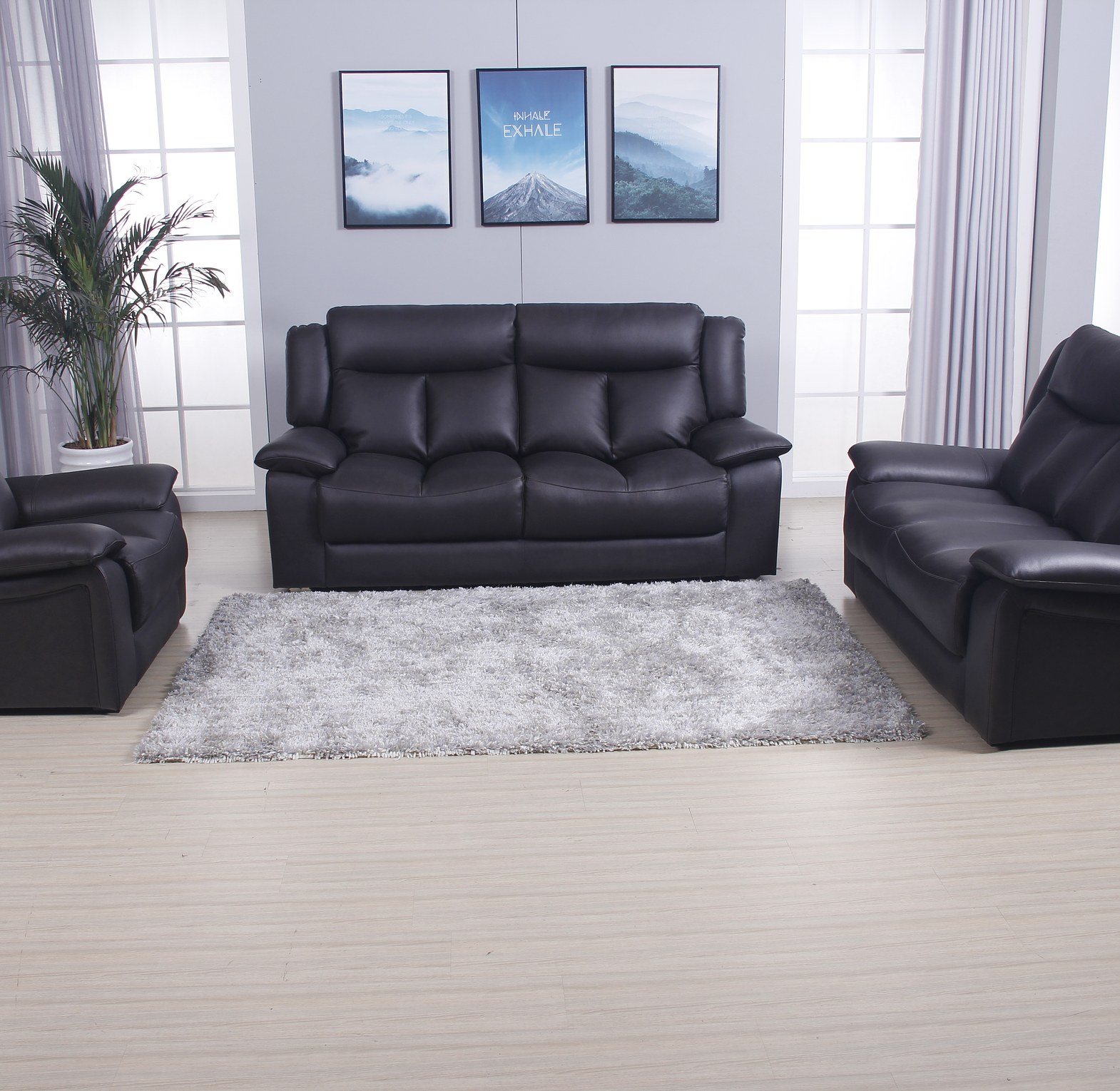SOFA SET 3+2+1 LEATHER SO image