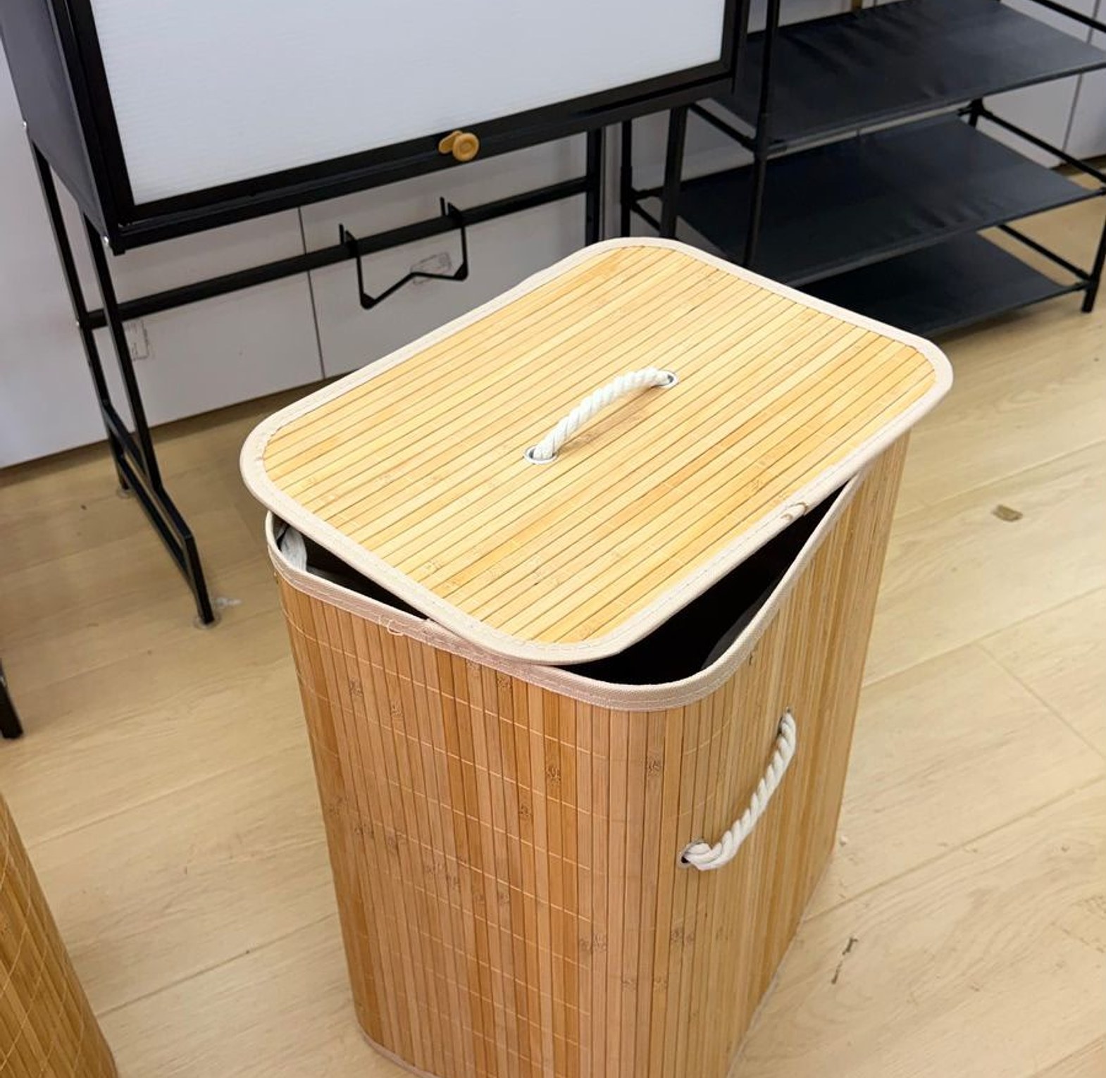 Bamboo Laundry Basket image