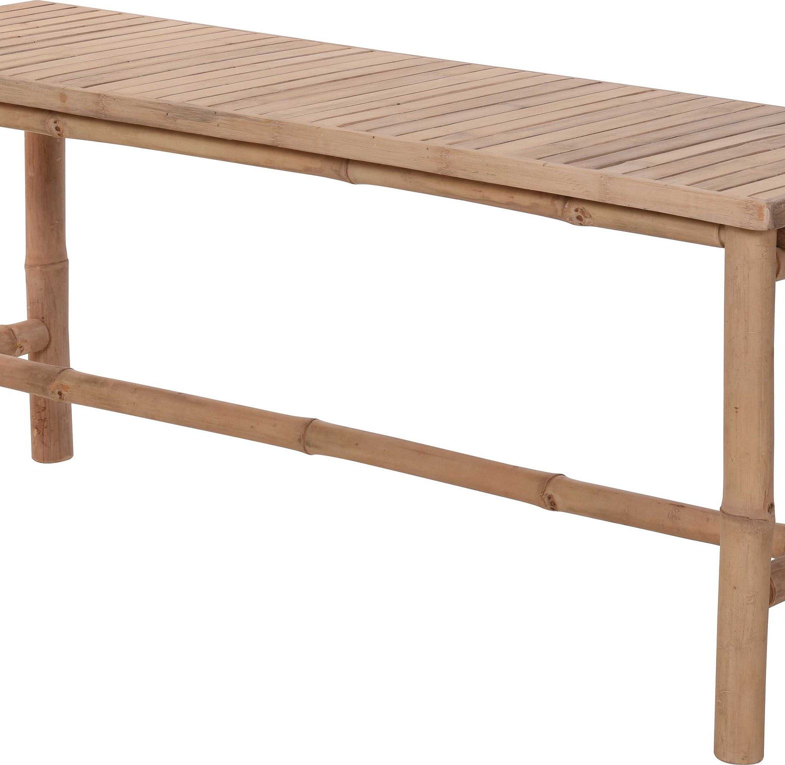 BENCH BAMBOO 110X35X45CM  image