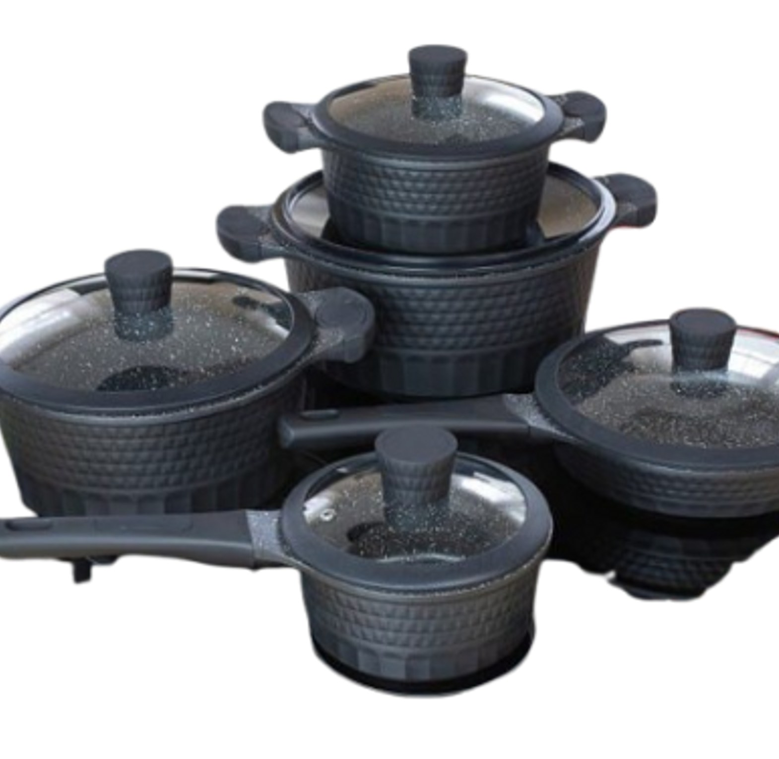 Edenberg EB-9186,  10-piece professional-grade cookware set. image