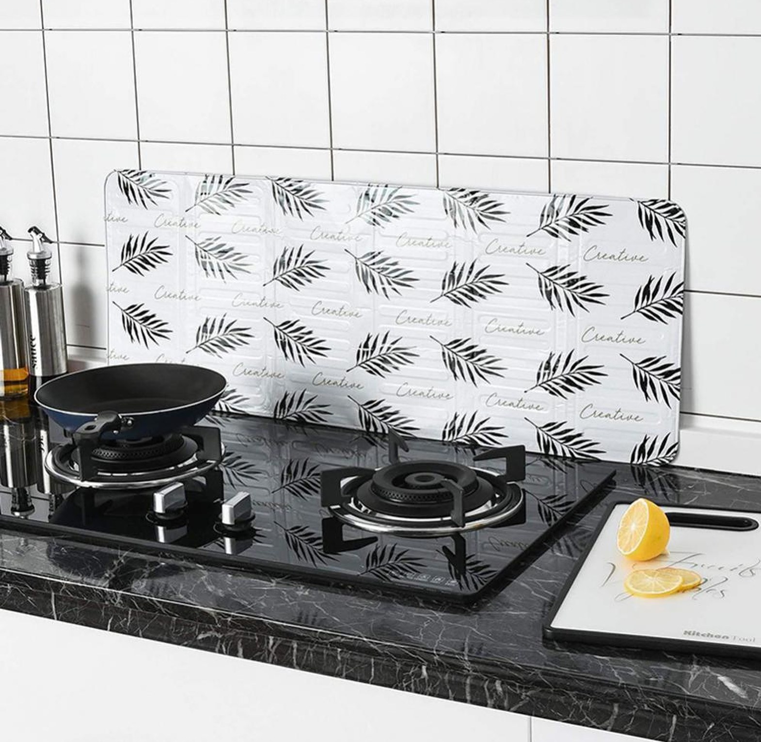 Oil Splash Protector Foldable Aluminium Foil image