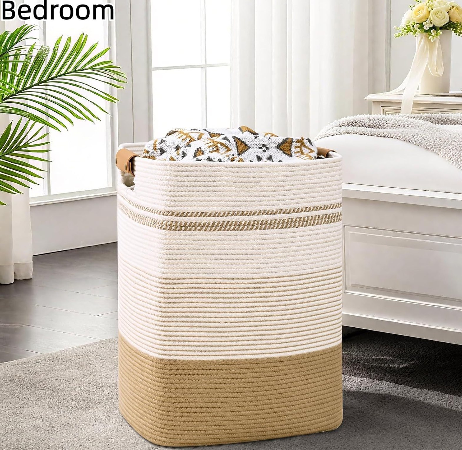 Large Cotton Rope Woven Laundry  image