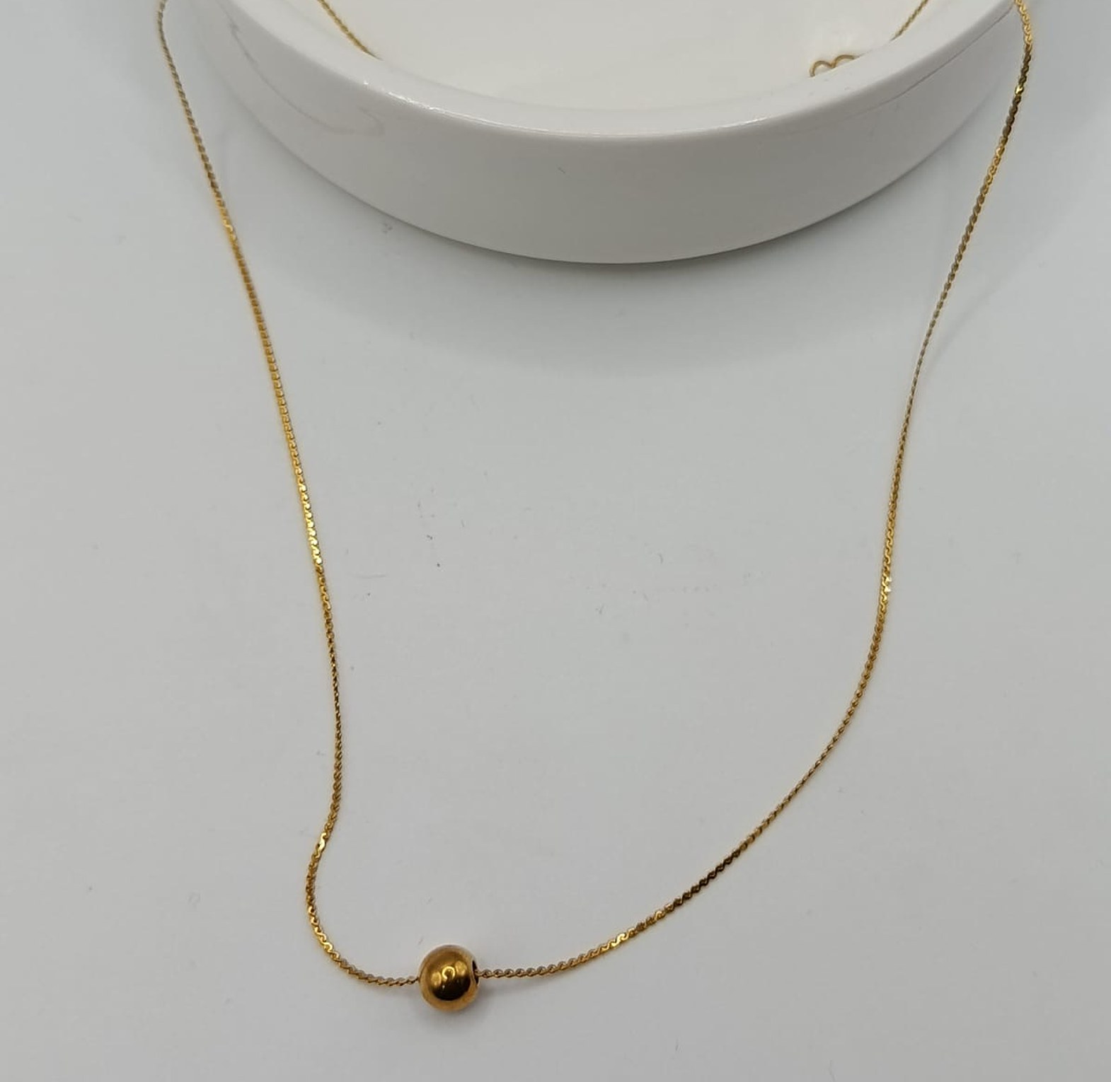 Minimalist Ball Necklace  / Choker image