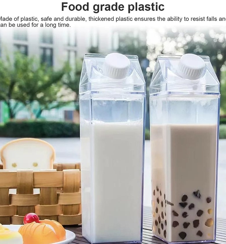 1000ml Clear Acrylic Milk / Water Bottle image