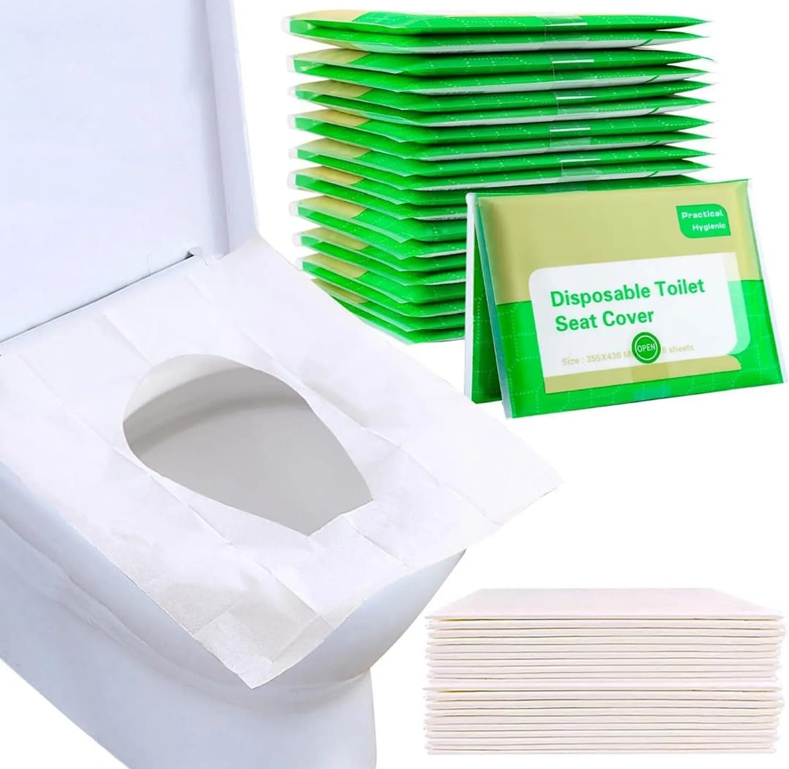 10pcs Disposable Toilet Seat Cover image