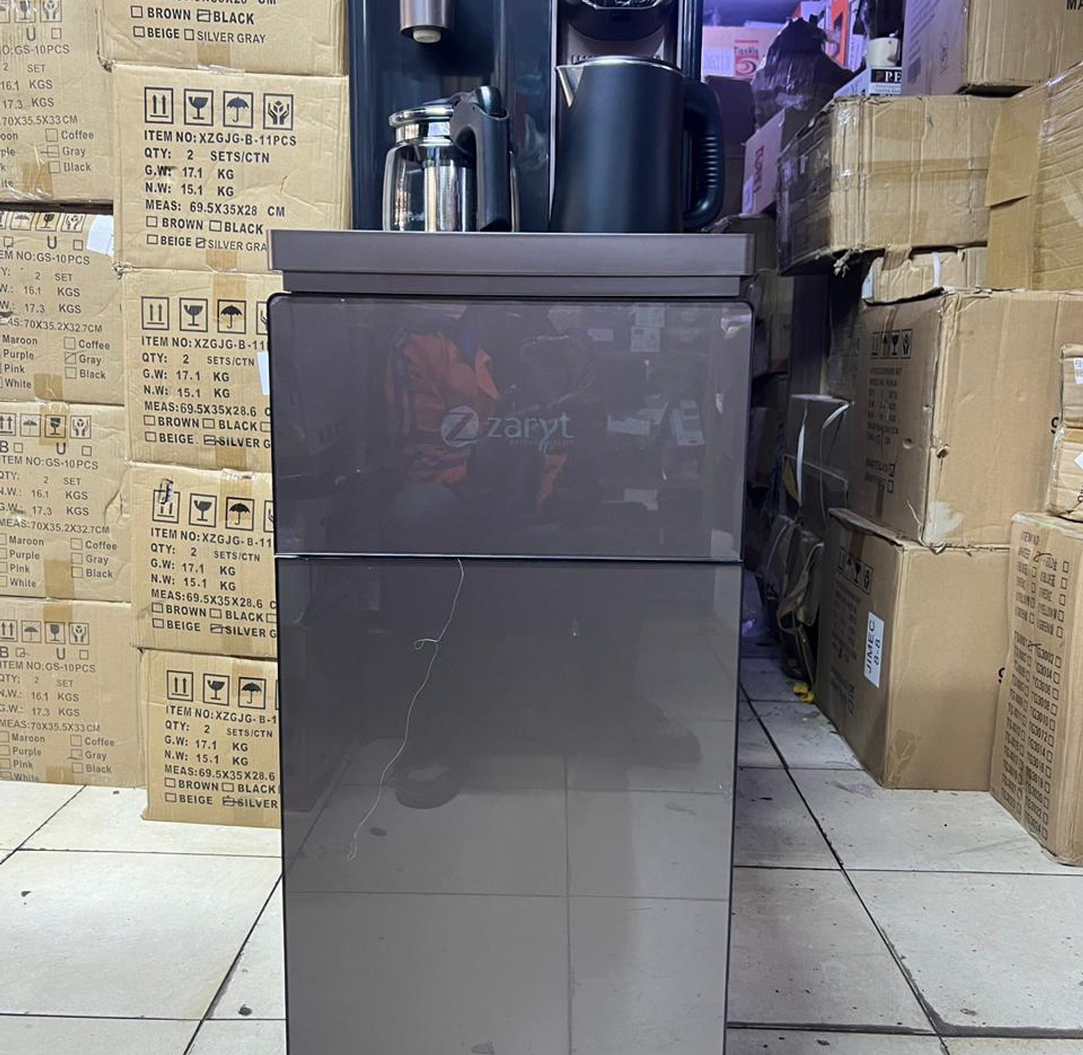 Zaryt bottom load hot cold and normal with coffee kettle And Remote Controller image