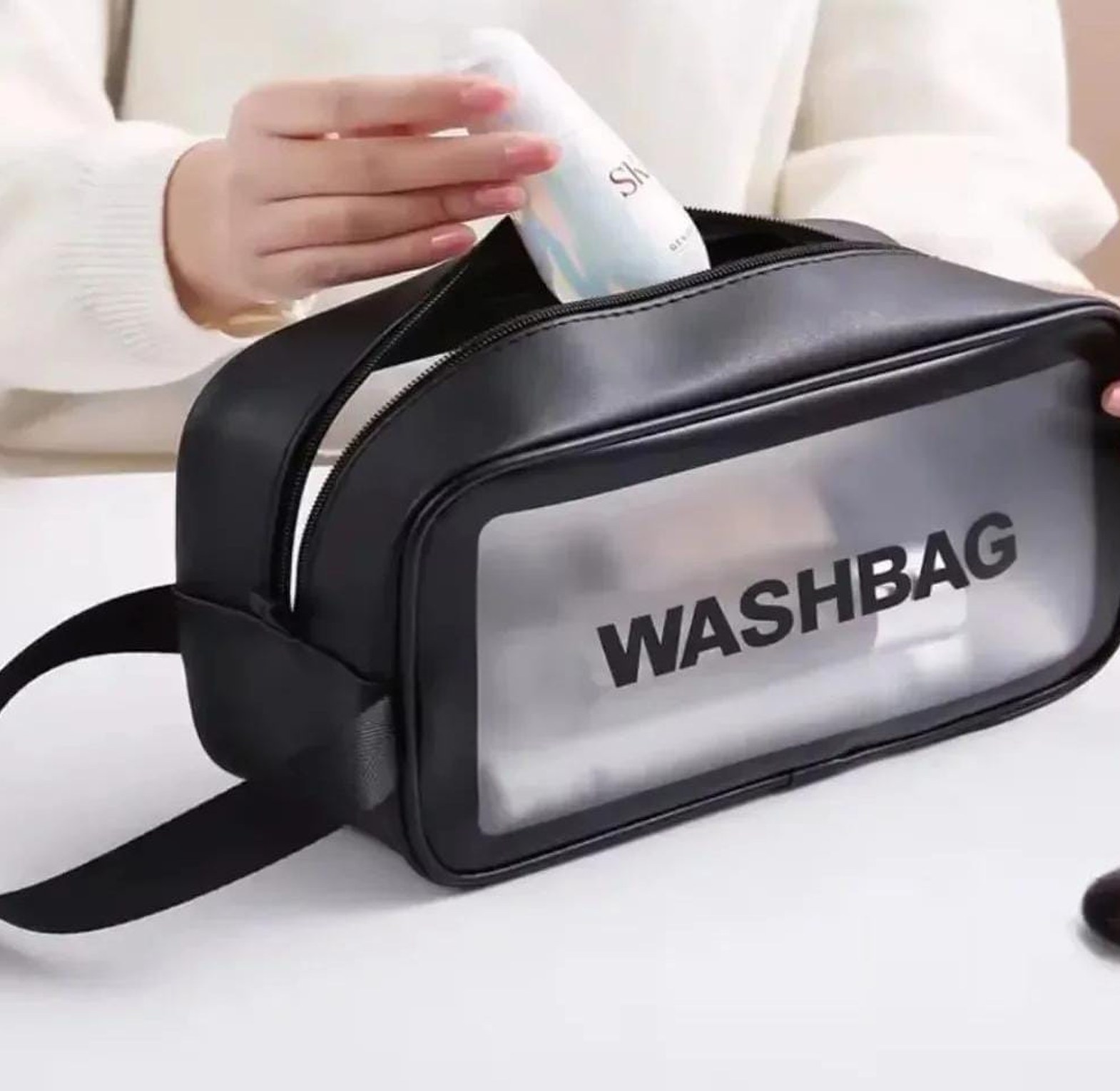 3 Pcs Waterproof Cosmetic & Toiletries Bag Set image