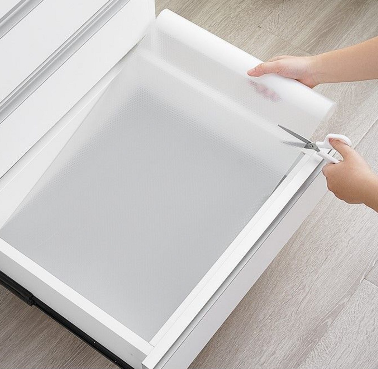 Waterproof Non-Slip Kitchen Drawer & Shelf Liner Roll (45cm x 150cm) – Protective EVA Cabinet Mat for Kitchen & Fridge Organization Kenya image