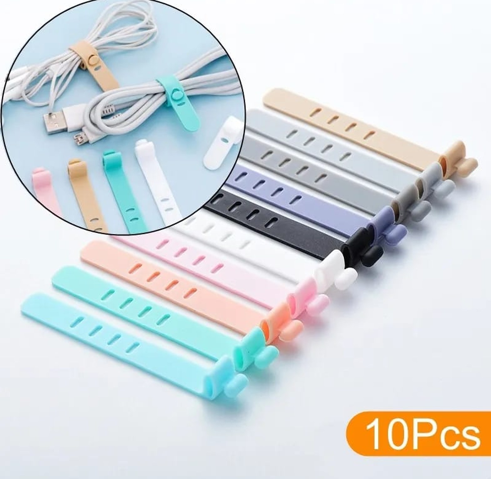 10PCS Mobile Phone Cable Winder image